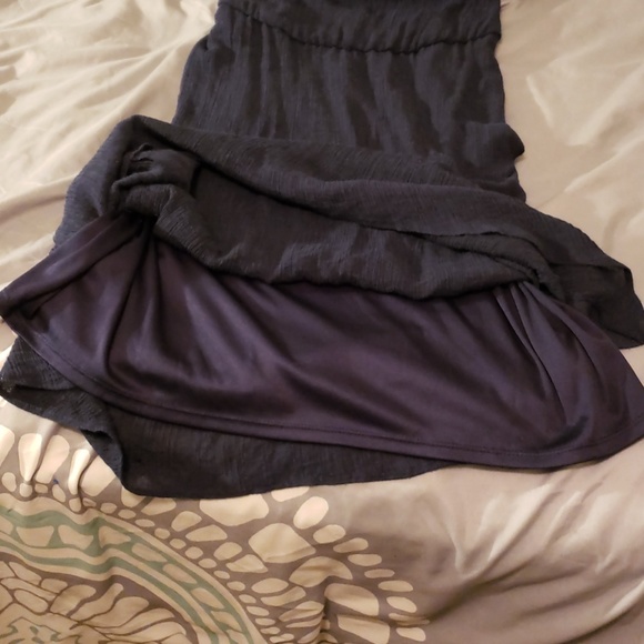 Asymmetrical blue dress - Picture 4 of 5